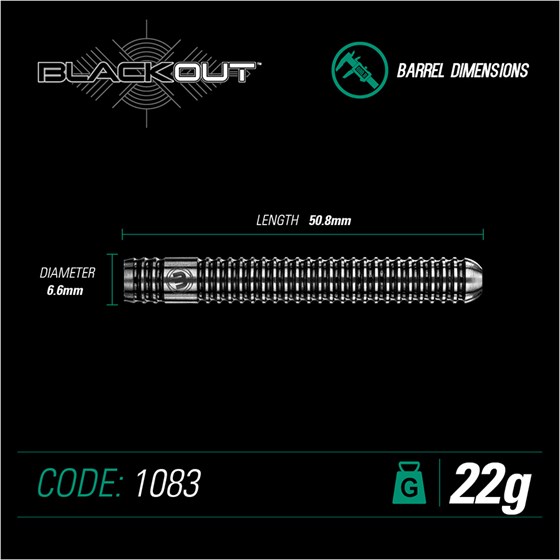 Strelice Za Pikado Blackout 90% Tungsten