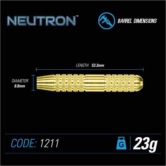 Strelice za pikado Neutron Brass