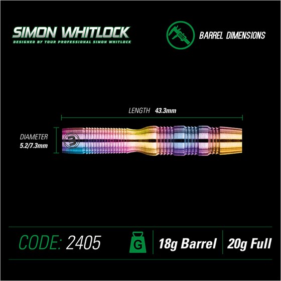 Strelice Za Pikado Simon Whitlock 90% Tungsten