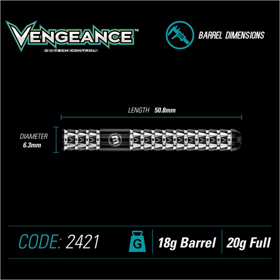 Strelice Za Pikado Vengeance 90% Tungsten
