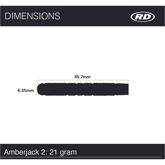Strelice Za Pikado Amberjack 2 90% Tungsten