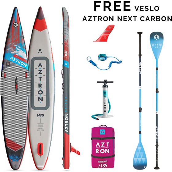 Sup Daska Aztron Meteor 2.0 14'0" + veslo Next 30 Carbon