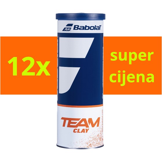 Loptice Za Tenis Team Clay 3/1 x12