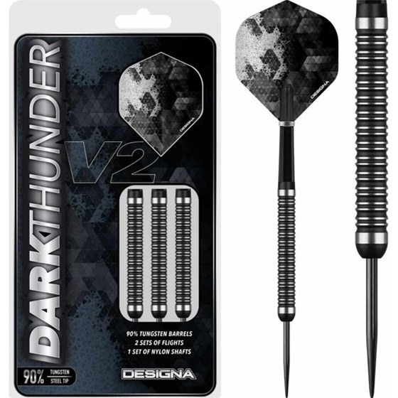Strelice Za Pikado Dark Thunder V2 Black 90% Tungsten