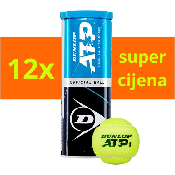 Loptice Za Tenis Dunlop ATP 3/1 x12