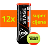 Loptice Za Tenis Dunlop Stage 2 Orange x12