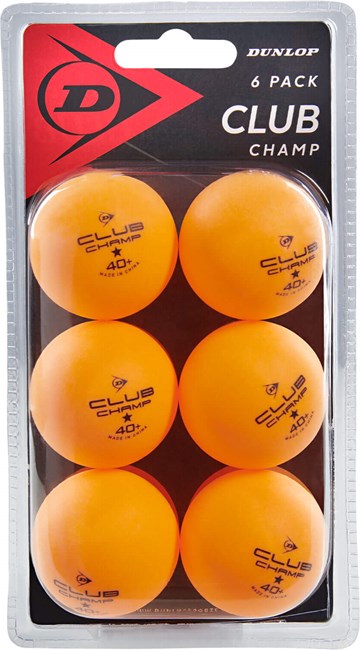 Club Champ 6 Ball Blister Orange