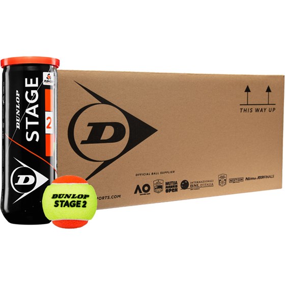 Loptice Za Tenis Dunlop Stage 2 Orange 3/1 x24
