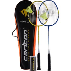 Badminton set reket i loptice Match 100