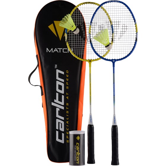 Badminton set reket i loptice Match 100