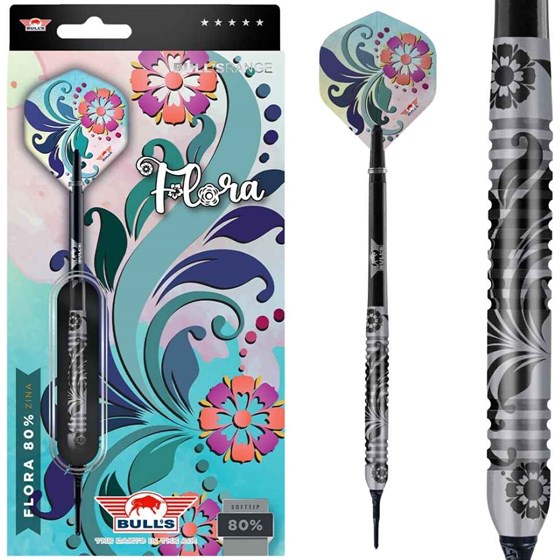 Strelice Za Pikado Flora Zina 80% Tungsten