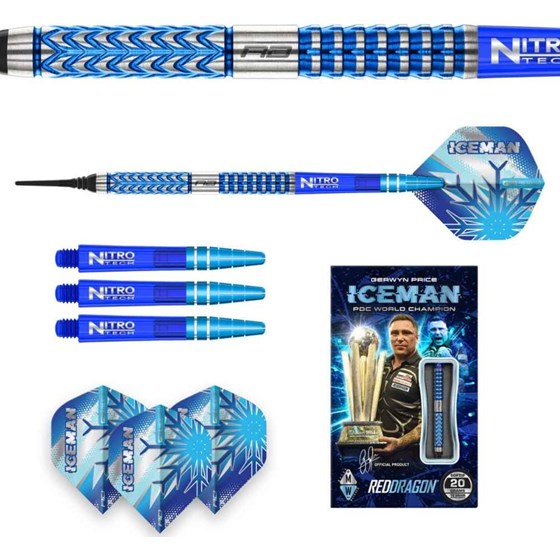 Strelice Za Pikado Gerwyn Price Glacier 90% Tungsten