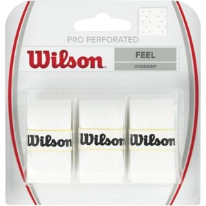 Grip Za Reket Wilson Pro Perforated Feel Bijeli