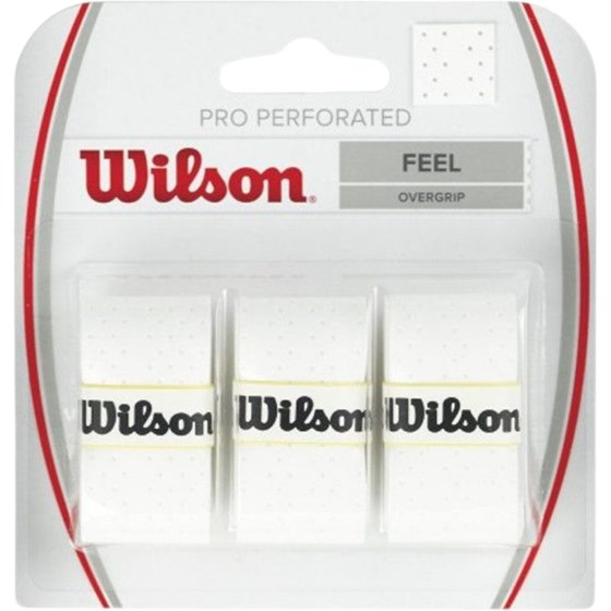 Grip Za Reket Wilson Pro Perforated Feel Bijeli