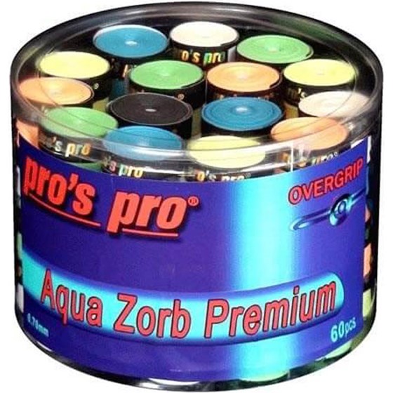 Grip Za Reket Pro's Pro Aqua Zorb Premium Raznobojni 60