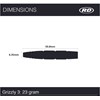 Strelice Za Pikado Grizzly 3 90% Tungsten