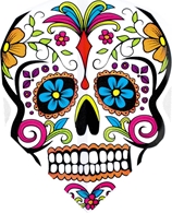 Pikado Pera Quadro Colour Skull
