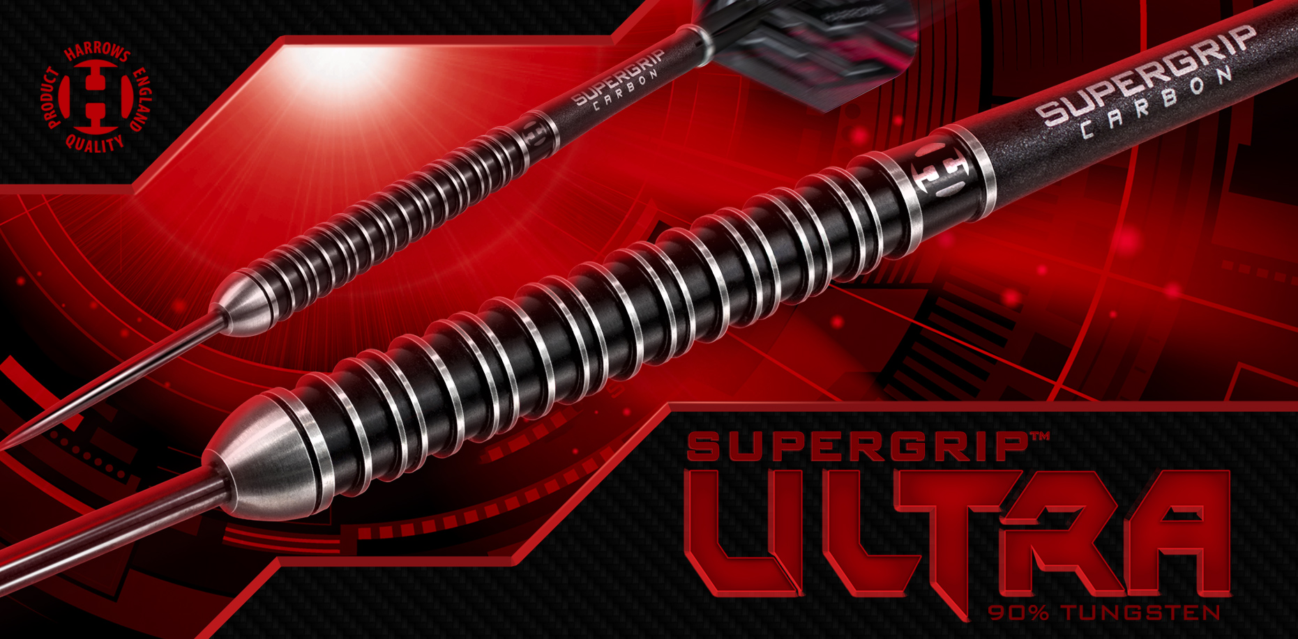 Strelice Za Pikado Supergrip Ultra 90% Tungsten