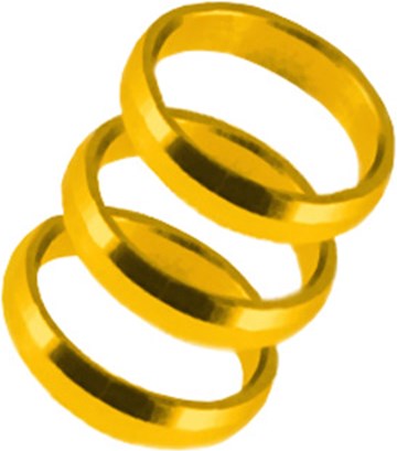 Supergrip prstenovi zlatna
