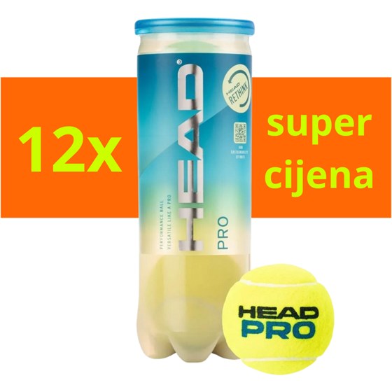 Loptice Za Tenis Pro 3/1 x12