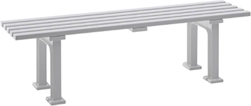 Klupa Munich PVC 150cm Bijela