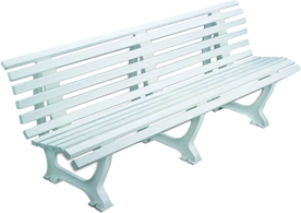 Klupa Sindelfingen PVC 200cm Bijela