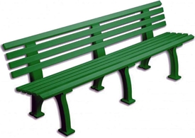 Klupa Berlin PVC 200cm Zelena