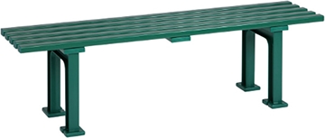 Klupa Munich PVC 150cm Zelena