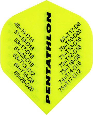 Pikado pera Pentathlon Extra Strong Yellow Checkouts