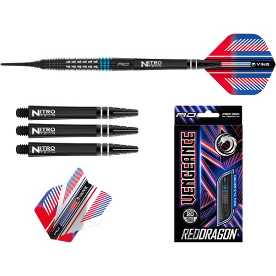 Strelice Za Pikado Vengeance Blue 90% Tungsten
