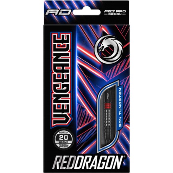 Strelice Za Pikado Vengeance Red 90% Tungsten