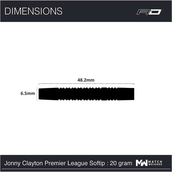 Strelice Za Pikado Jonny Clayton Premier League 90% Tungsten