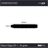 Strelice Za Pikado Razor Edge ZX-1 85% Tungsten