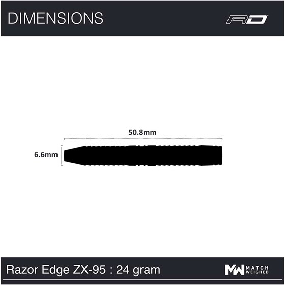 Strelice Za Pikado Razor Edge ZX-95 95% Tungsten