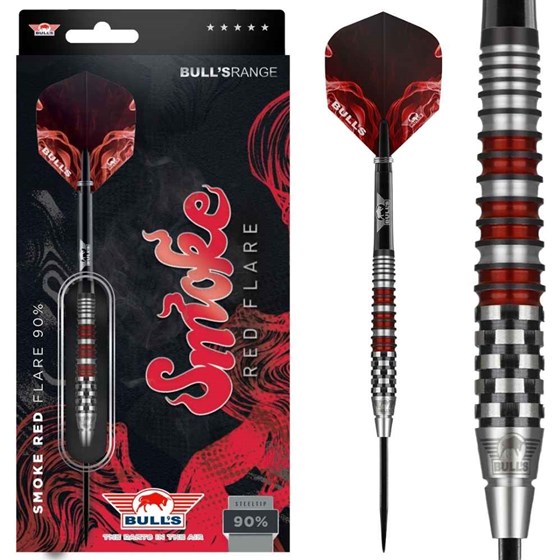 Strelice Za Pikado Smoke Red Flare 90% Tungsten