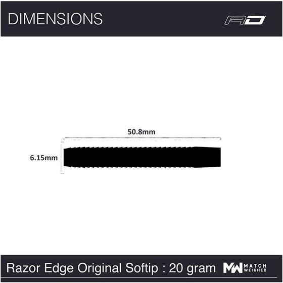 Strelice Za Pikado Razor Edge Original 85% Tungsten