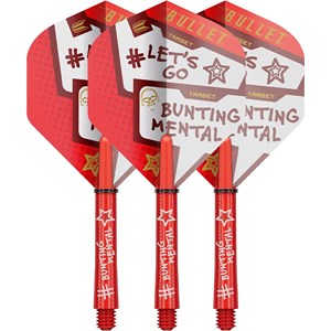 Pikado Pera i Nastavci Stephen Bunting Mental Kit No2 Crvena
