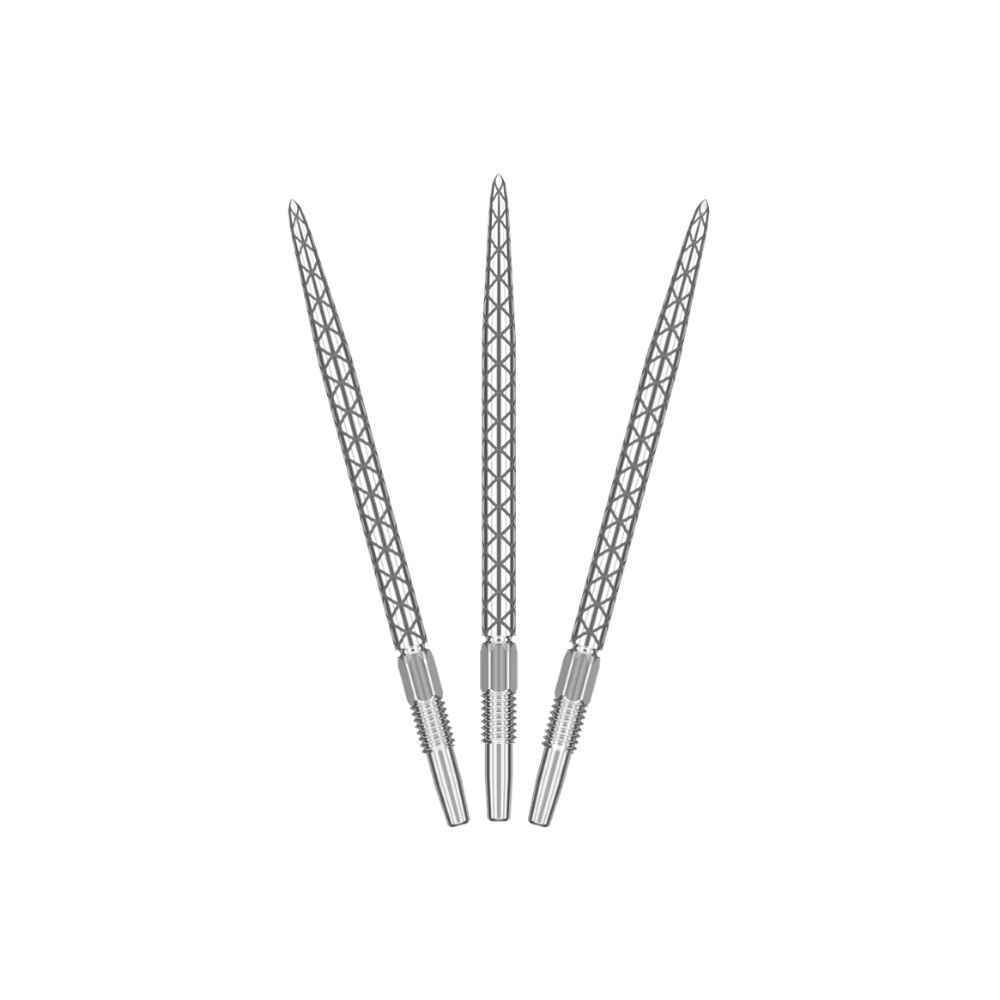 Pointes Swiss Diamond Pro Target - 40mm, Acier Durci, Compatibles Système Swiss Point