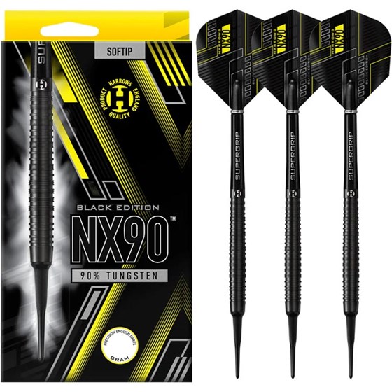 Strelice za pikado NX90 Black Edition 90% Tungsten