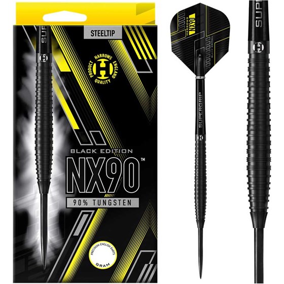 Strelice za pikado NX90 Black Edition 90% Tungsten