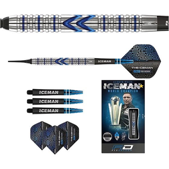Strelice Za Pikado Gerwyn Price Midnight Edition 90% Tungsten
