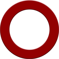 Zaštitni Okvir Za Pikado Metu Designa Crvena