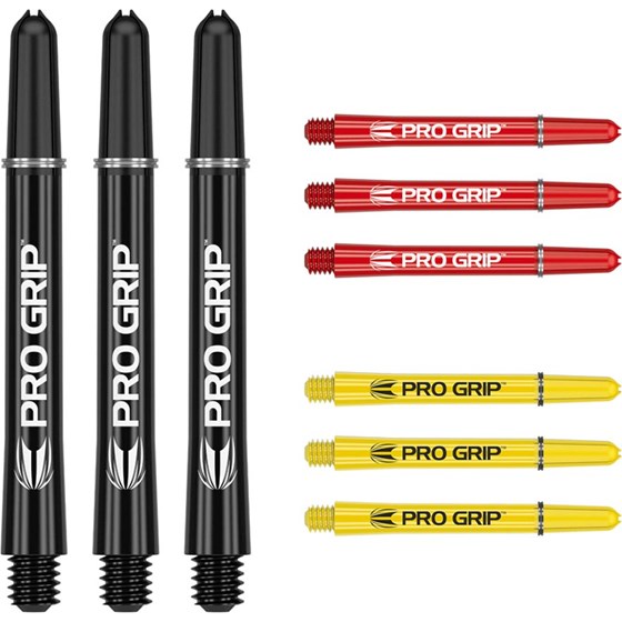 Pikado Nastavci Pro Grip Crna/Crvena/Žuta 3x Set