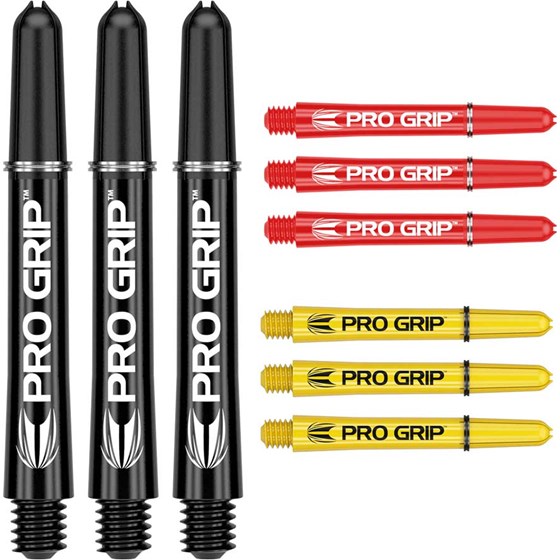 Pikado Nastavci Pro Grip Crna/Crvena/Žuta 3x Set