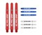 Pikado Nastavci Pro Grip Crvena/Plava/Bijela 3x Set