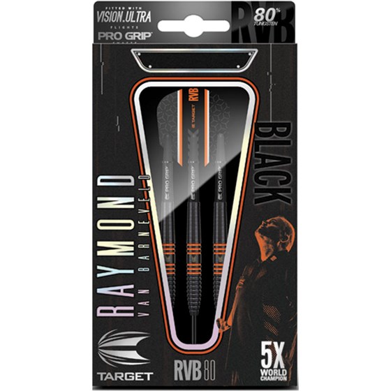 Strelice Za Pikado RVB Black 80% Tungsten