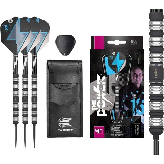 Strelice Za Pikado The Power Series Crna 80% Tungsten