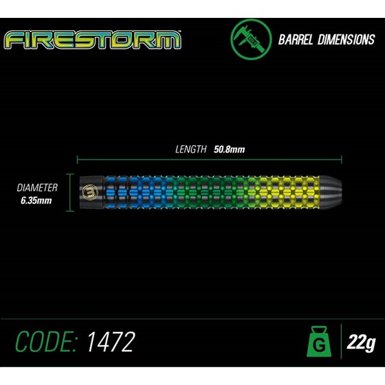 Strelice Za Pikado Firestorm 90% Tungsten