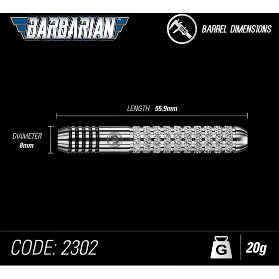 Strelice Za Pikado Barbarian Inox