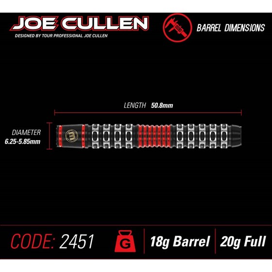 Strelice Za Pikado Joe Cullen 90% Tungsten